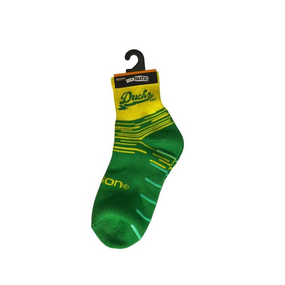 Oregon Ducks Socktastic Crew Socks Medium - Unisex - Picture 1 of 4